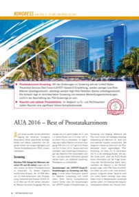 Spectrum-Urologie AUA 2016 Best of Prostatakarzinom Spectrum-Urologie AUA 2016 Best of Prostatakarzinom