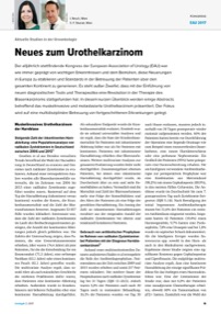 Urologik Neues zum Urothelkarzinom Urologik Neues zum Urothelkarzinom